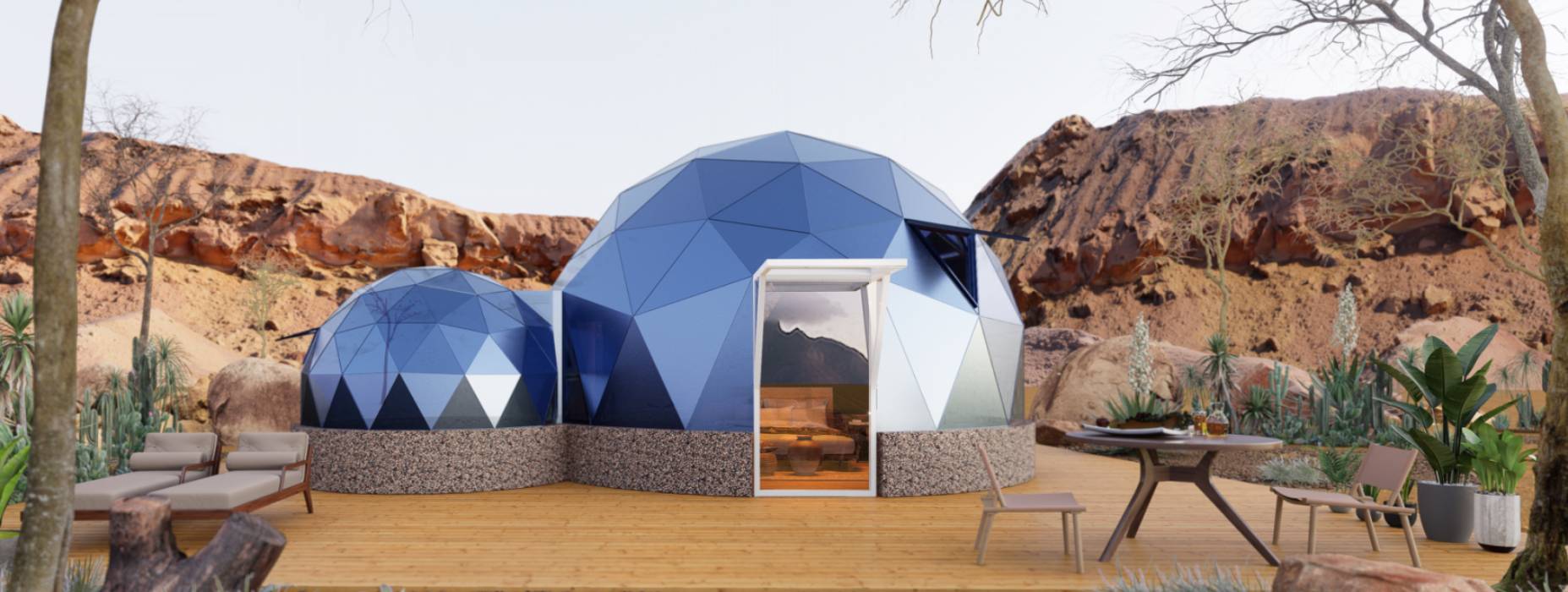 江阴市球形智能光伏玻璃星空房